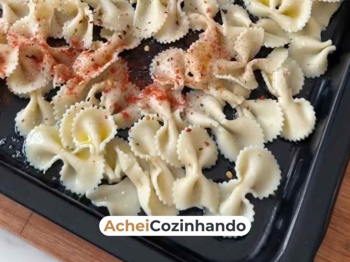 Crocante com Macarrão