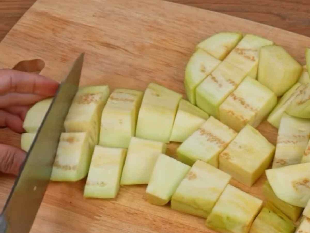 Antepasto de Berinjela Persa Berinjela picada